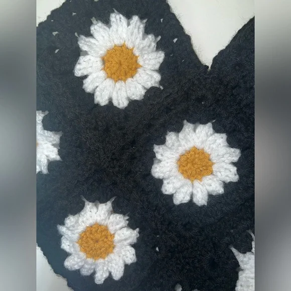 🌼Hand Crocheted Daisy Tote!🌼🥰 - Picture 7 of 14
